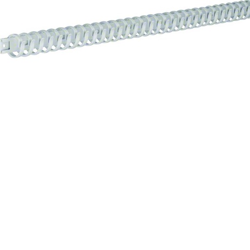 [HAG-L2222] Goulotte de câblage flexible autocollante sans halogene 20mm L=500mm Gris clair L2222