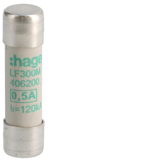 [HAG-LF300M] Cartouche fusible industrielle 10x38 aM 0.5A LF300M