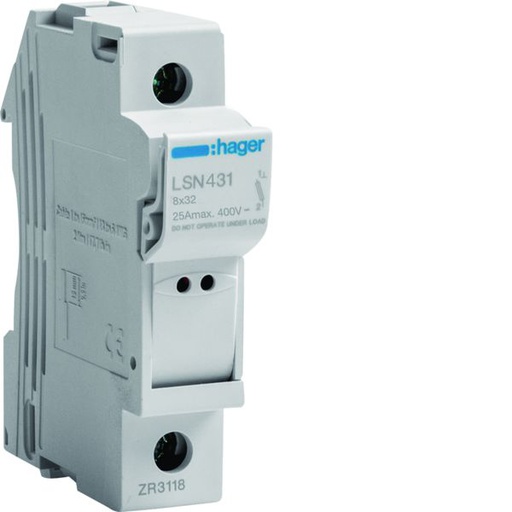 [HAG-LSN431] Coupe-circuit 1P 25A 400V L32 1M voyant LSN431