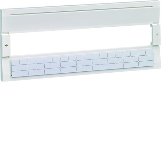 [HAG-VZ008VB] Plastron modualire pour coffret vega 18 modules hauteur 1 rangée VZ008VB