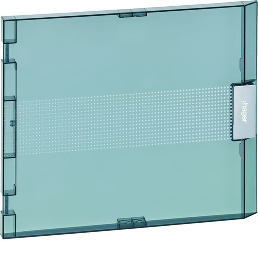 [HAG-VZ118T] Porte transparente pour coffret vega largeur 18 modules hauteur 1 rangée VZ118T