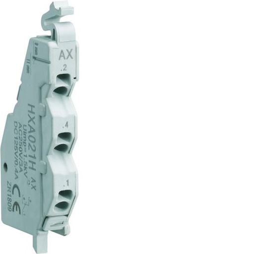 [HAG-HXA021H] Contact auxiliaire h3 h3+ 230 - 230VAC pour x160-P160-x250-P250-x630-P630 HXA021H