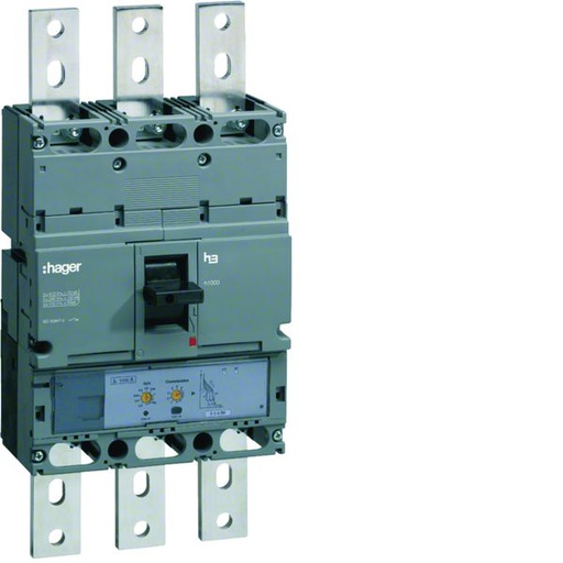 [HAG-HNE800H] Disjoncteur Boitier Moulé h3 h1600 LSI 3P In800A Icu50kA à plage HNE800H