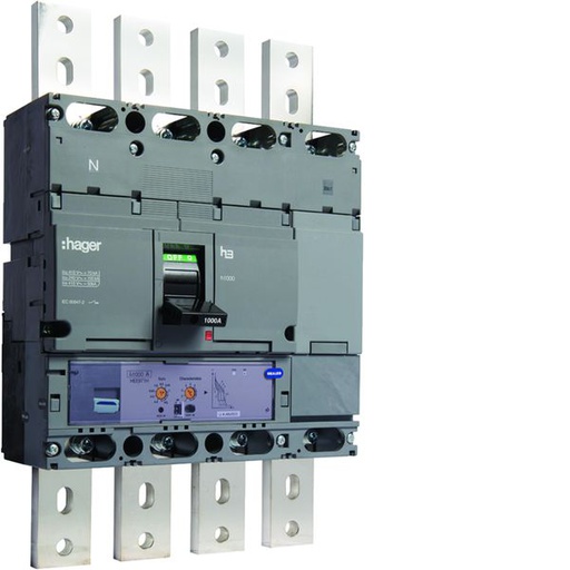 [HAG-HEE971H] Disjoncteur Boitier Moulé h3 h1000 LSI 4P In1000A Icu70kA à plage HEE971H