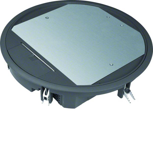 [HAG-VR12059005] Boîte de sol ronde 24 modules revêtement 5mm max Noir VR12059005