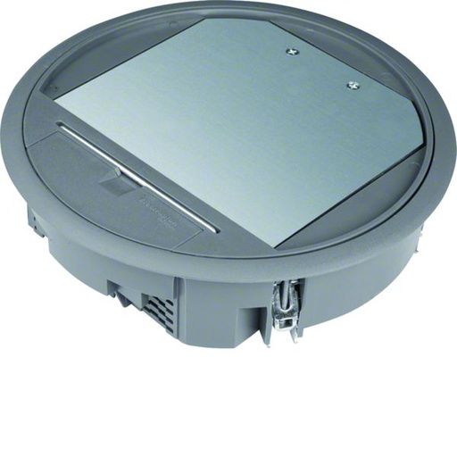 [HAG-VR06057011] Boîte de sol ronde 12 modules diam 234mm encastrement diam 215mm grise VR06057011