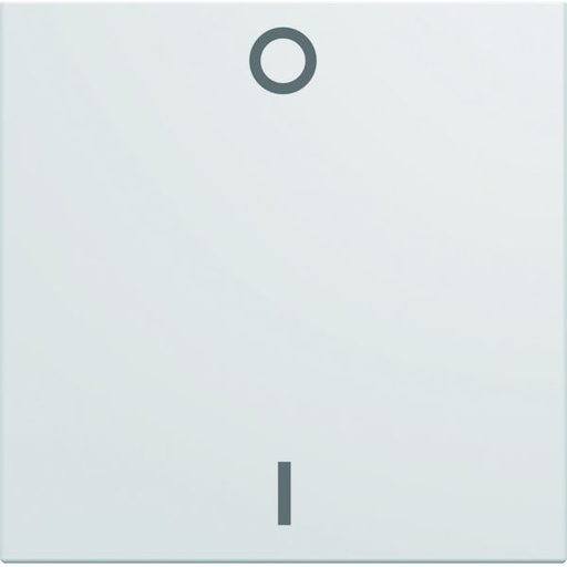 [HAG-WXD004B] Enjoliveur Gallery interrupteur avec marquage 0-1, 2 modules , finition Pure WXD004B