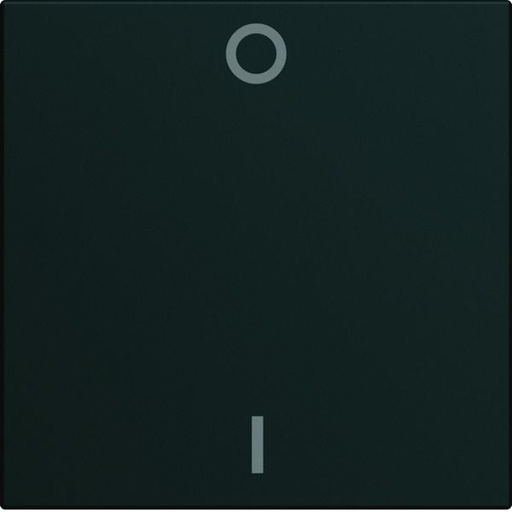 [HAG-WXD004N] Enjoliveur Gallery interrupteur avec marquage 0-1, 2 modules , finition Night WXD004N