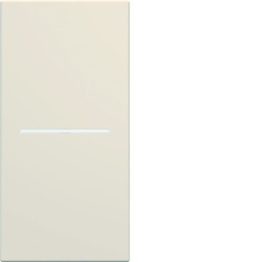 [HAG-WXD011D] Enjoliveur Gallery interrupteur à voyant 1 module , finition Dune WXD011D