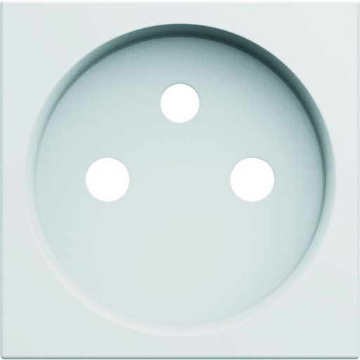 [HAG-WXD100B] Enjoliveur Gallery prise de courant à puits 2P+T, finition Pure WXD100B