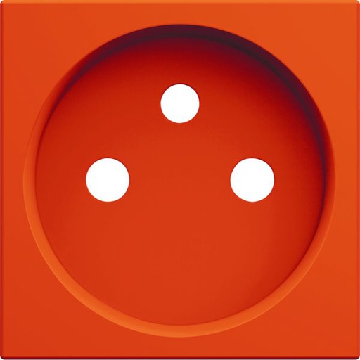 [HAG-WXD100E] Enjoliveur Gallery prise de courant à puits 2P+T, finition Orange WXD100E