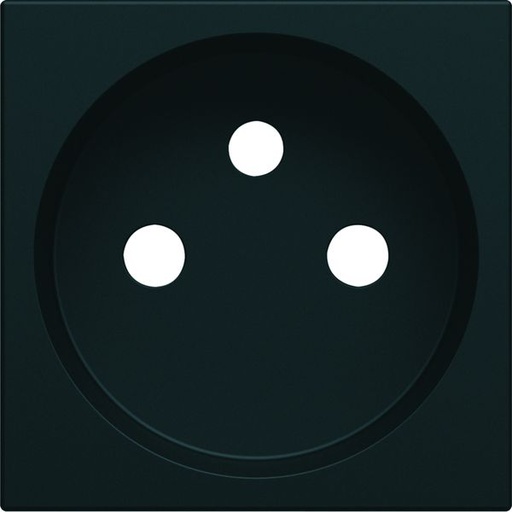 [HAG-WXD100N] Enjoliveur Gallery prise de courant à puits 2P+T, finition Nuit WXD100N