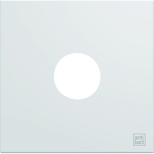 [HAG-WXD251H] Enjoliveur Gallery prise TV 2 modules, finition Antibactérien WXD251H