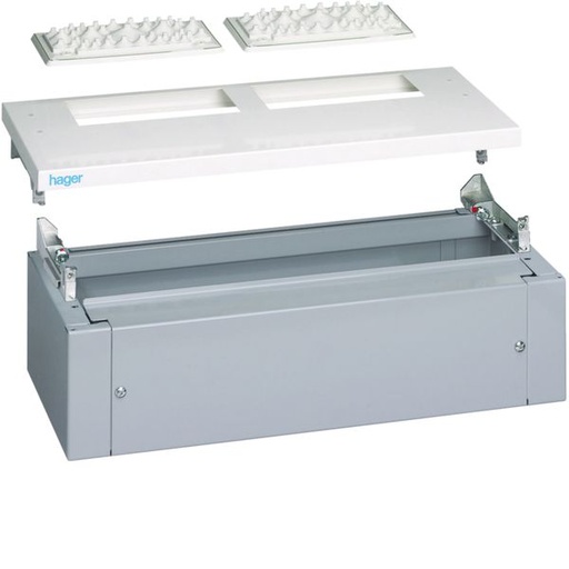 [HAG-FC456] Kit tête et socle IP43 IK08 pour armoire quadro4 260x620mm RAL9010 Blanc pur FC456