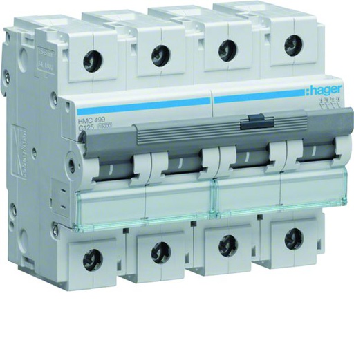 [HAG-HMC499] Disjoncteur 125A 4P 15kA Courbe C 6modules HMC499
