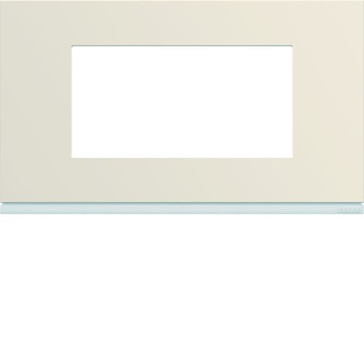 [HAG-WXP0334] Plaque de finition Gallery 4 modules Dune entraxe 57 mm WXP0334