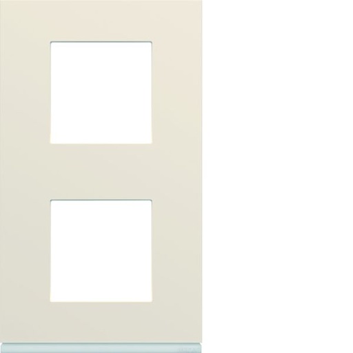 [HAG-WXP0342] Plaque de finition Gallery 2 poste Dune entraxe 71 mm WXP0342