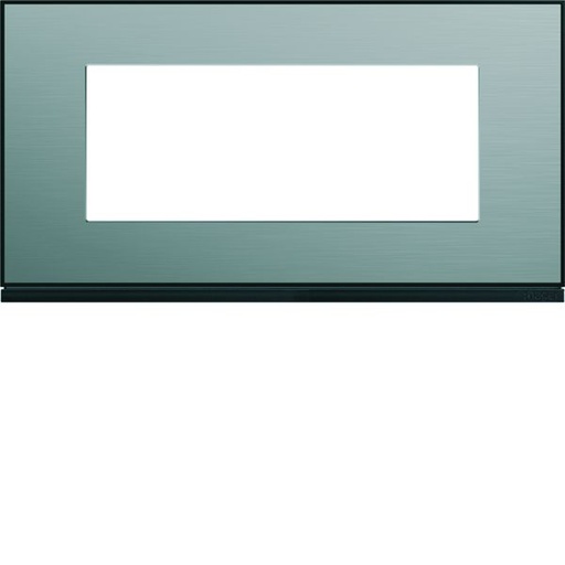 [HAG-WXP2105] Plaque de finition Gallery 5 modules Acier entraxe 71 mm WXP2105