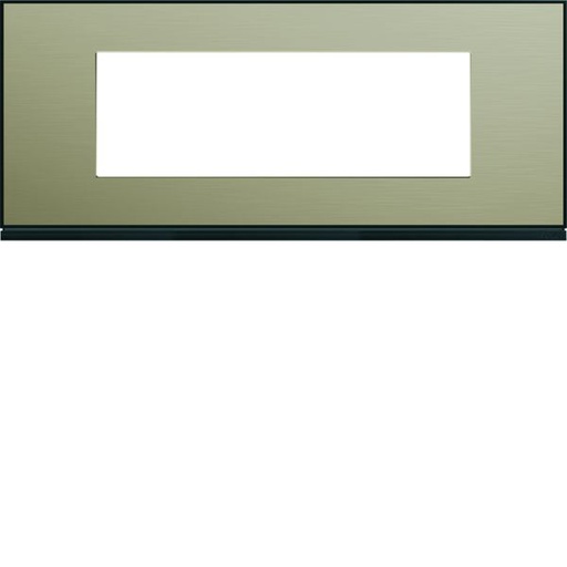 [HAG-WXP2206] Plaque de finition Gallery 6 modules Bronze entraxe 57 mm WXP2206