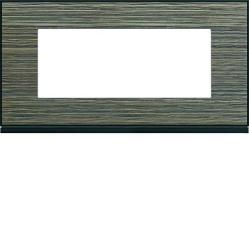 [HAG-WXP2405] Plaque de finition Gallery 5 modules Pecan entraxe 71 mm WXP2405