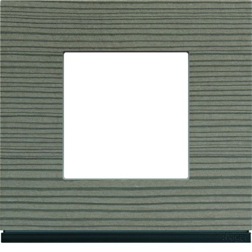 [HAG-WXP4802] Plaque de finition Gallery 1 poste Grey wood WXP4802