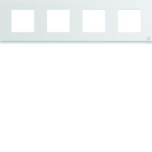 [HAG-WXP9914] Plaque de finition Gallery 4 postes horizontale Antibactérien entraxe 71 mm WXP9914