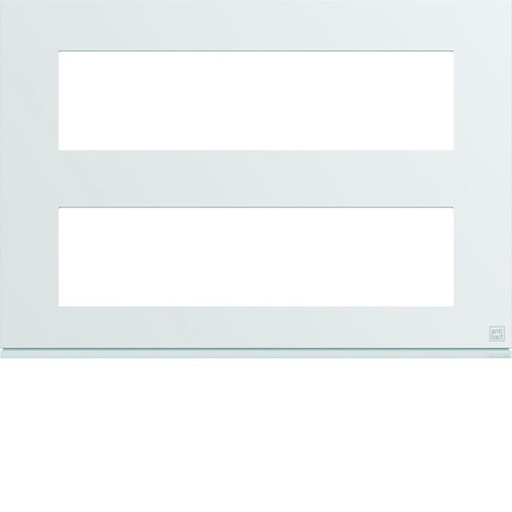 [HAG-WXP9996] Plaque de finition Gallery 16 modules Antibactérien entraxe 71 mm WXP9996