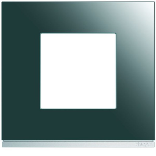 [HAG-WXP5002] Plaque de finition Gallery 1 poste Mirror glass WXP5002