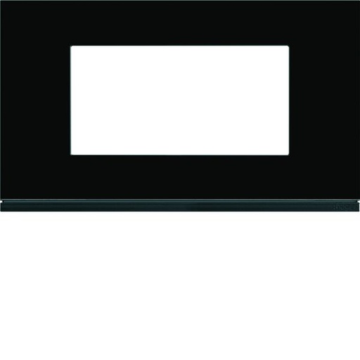 [HAG-WXP4134] Plaque de finition Gallery 4 modules Midnight glass entraxe 57 mm WXP4134