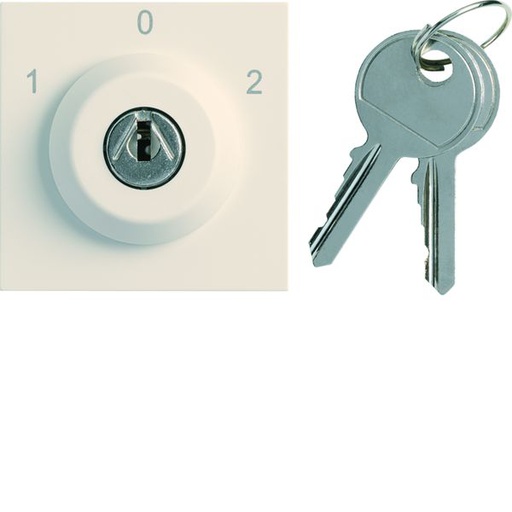 [HAG-WXF616D] Interrupteur Gallery à clefs 3 positions 2 modules Dune WXF616D