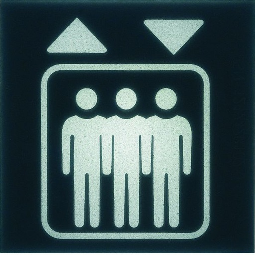 [HAG-WXA603] Etiquette pour voyant gallery 2 modules ascenceur WXA603