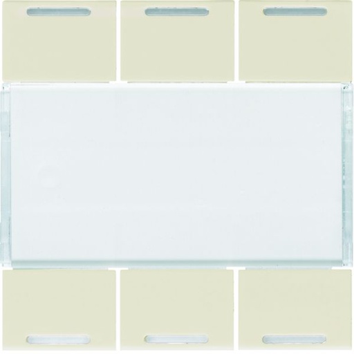 [HAG-WXE316D] Enjoliveur 6 boutons poussoirs KNX gallery LED dune WXE316D