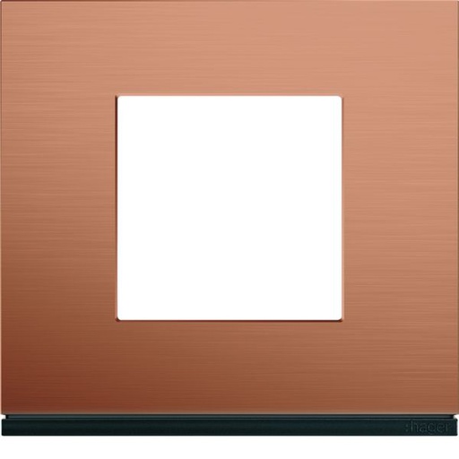 [HAG-WXP4602] Plaque de finition Gallery 1 poste Copper alu WXP4602
