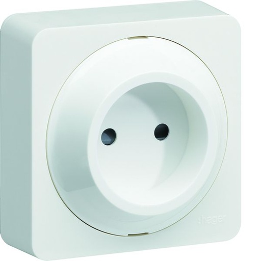 [HAG-WJC102B] ateha prise de courant 2 pôles complet WJC102B