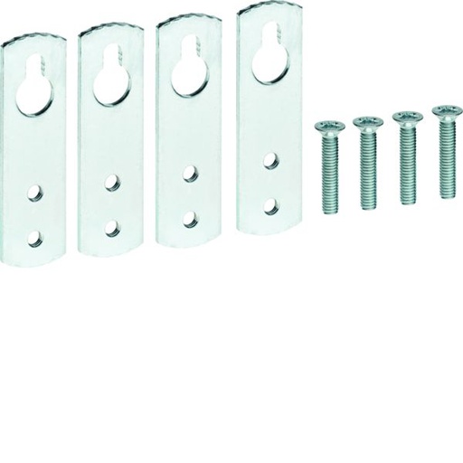 [HAG-FD00F2] Jeu de 4 pattes de fixation murale pour coffret NewVegaD saillie FD00F2