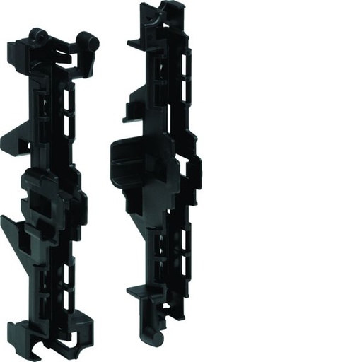 [HAG-FD00H1] 2 supports plastiques noirs, NewVegaD, pour rail DIN FD00H1
