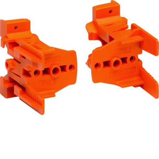 [HAG-FD00H2] 2 supports plastique orange rail DIN complémentaire FD00H2
