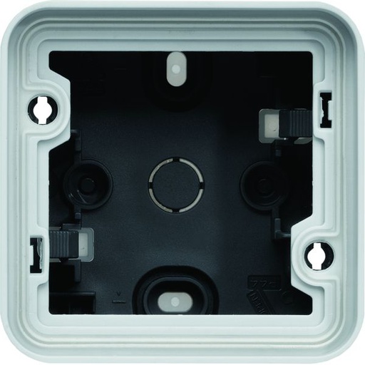 [HAG-WNA681] Boîte simple Cubyko étanche IP55 gris associable pour pose en saillie WNA681
