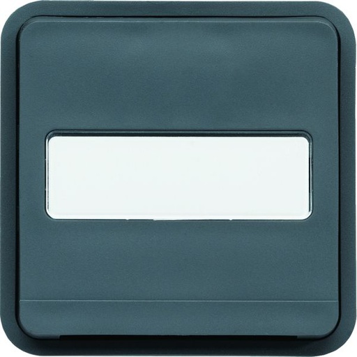 [HAG-WNA104] cubyko Prise 2P+T avec porte-étiquette associable gris IP55 WNA104