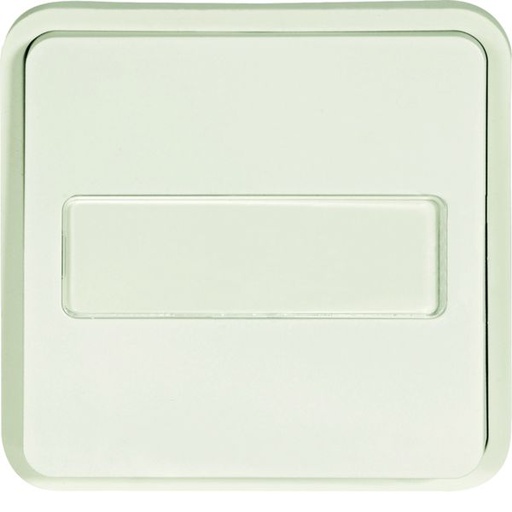 [HAG-WNA104B] cubyko Prise 2P+T avec porte-étiquette associable blanc IP55 WNA104B