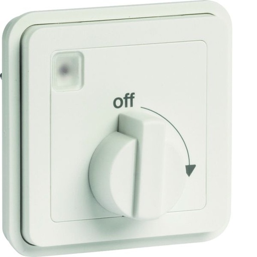 [HAG-WNA009B] cubyko Minuterie bouton rotatif associable blanc IP55 WNA009B