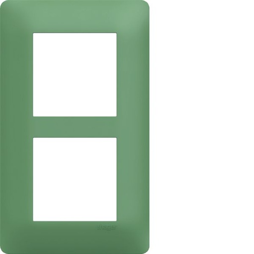 [HAG-WE546] Plaque de finition Essensya 2 postes Botanic entraxe 57 mm WE546