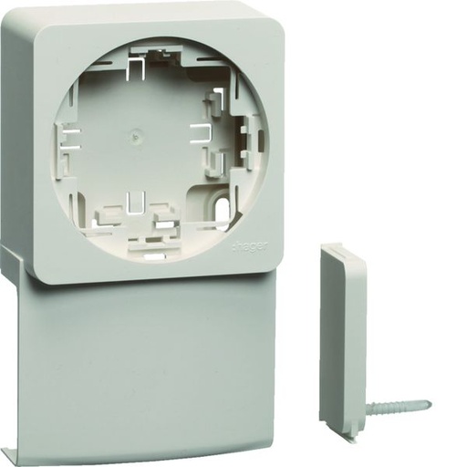 [HAG-ATA205919016] Suppport appareillage Ateha pour moulure Ateha ATA20x50 Blanc ATA205919016