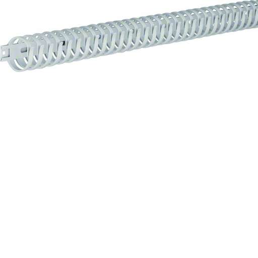 [HAG-M5692] Goulotte de câblage flexible Polyamide sans halogene 30mm L=0,5m Gris clair M5692