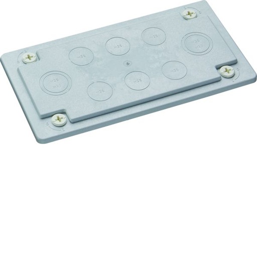 [HAG-FZ407M] Plaque Entrée de câble pour coffret et armoire PE M25-32 univers quadro evo FZ407M