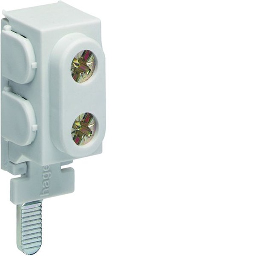 [HAG-KF83B] Borne de raccordement 1P à languette pour 2 câbles 25mm² KF83B