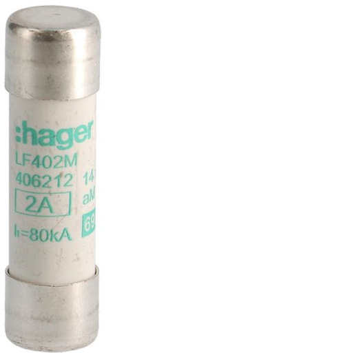 [HAG-LF402M] Cartouche fusible industrielle 14x51 aM 2A LF402M