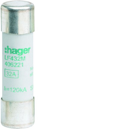 [HAG-LF432M] Cartouche fusible industrielle 14x51 aM 32A LF432M