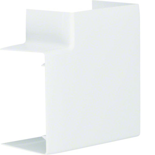 [HAG-LFF6009059016] Angle plat pour goulotte de distribution LFF 60x90mm Blanc LFF6009059016