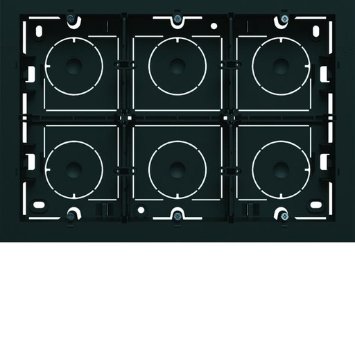 [HAG-WXA686N] Boite saillie gallery 16 modules night WXA686N